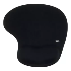 MOUSE PAD GEL PRETO DEX