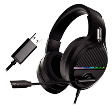 HEADSET GAMER USB 7.1 RGB Y5