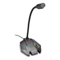 MICROFONE PEDESTAL GAMER RGB USB 