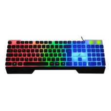 TECLADO USB GAMER SEMI MECANICO  RGB