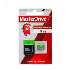 CARTÃO DE MEMÓRIA MICROSD  8GB MASTERDRIVE