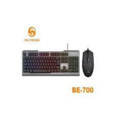 KIT TECLADO E MOUSE MECÂNICO USB GAMER FIRE PHOENIX