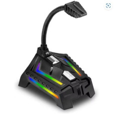 MICROFONE PEDESTAL GAMER RGB 2.0 USB