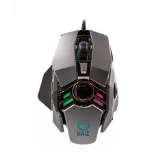 MOUSE USB GAMER 3200DPI BASE DE METAL LED